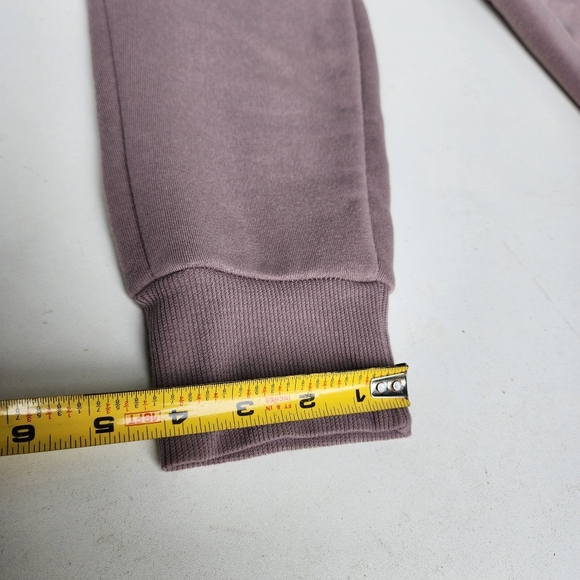 Thletex Taupe Beige Jogger Sweat Pants Men's Pull On Drawstring Poly Thick M - Picture 2 of 11